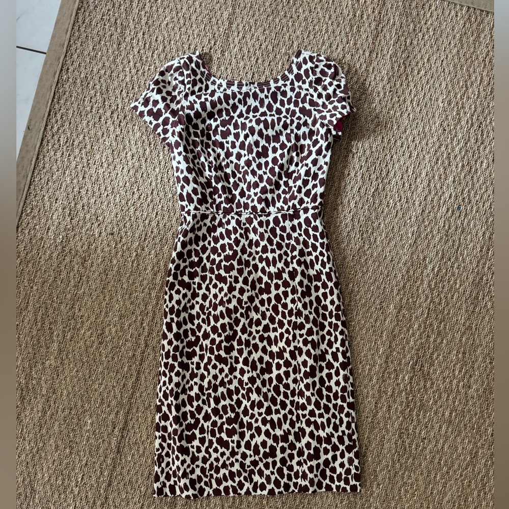 Crew V-back Dress in Giraffe Print Bi
Stretch Cotton Size Sz 6T
